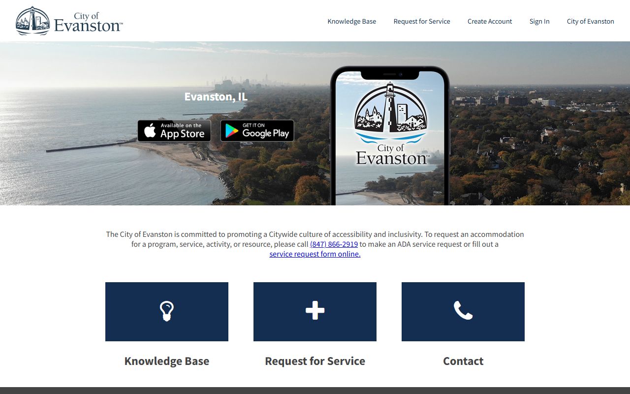 Evanston 311 Knowledge Base for traffic ticket records